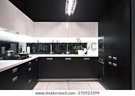 It is minimalistic but respects the context of the saudi culture. Interior Of Modern Luxury Kitchen In Private House Stock Images Page Everypixel