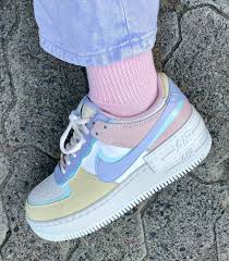 Nike Air Force 1 Shadow Pastel Ci0919 106 Purple Pink Blue In 2020 Nike Shoes Air Force Nike Air Shoes Air Jordans Retro
