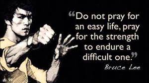 This quote is an excerpt from the clergyman and author's sermon going up to jerusalem, published in his 1886 book, twenty sermons. Image Do Not Pray For An Easy Life Pray For The Strength To Endure A Difficult One Bruce Lee Getmotivated