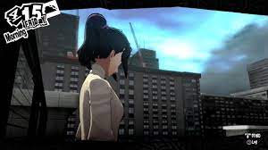 Persona 5 - Shiho Jumps off School Scene! HQ - YouTube