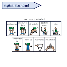 Toileting Visual Schedule Printable