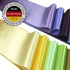 Satin Tischband Adria 11 Cm Breite In 22 Farben Tischdeko Hochzeit Tischdeko Einschulung Tischband