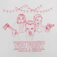 Stranger Things Fanart Drawing Of Eleven Jane Hopper Nancy Wheeler And Joyce Byers Stranger Things Fanart Stranger Things Art Stranger Things Halloween