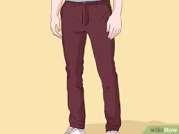4 Simple Ways To Wear Burgundy Pants Wikihow