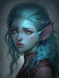 I need help choosing her name! Will you share your suggestions for this  sea-maiden in the comments? 🩵 I use this colour SO much in my work but  it's just so fun