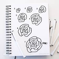 Follow along to learn how to draw this realistic rose easy, step by step. How To Draw Easy Flower Doodles Banners Patterns Step By Step Guide Sarah Renae Clark Coloring Book Artist And Designer