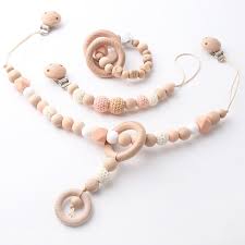 fashion crochet baby teether stroller pram chain view necklace chain oem product details from yiwu mengxia trading co ltd on alibaba com baby teether ring baby teethers handmade baby gifts