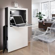 Der Moderne Und Schmale Sekretar In Weiss Oder Schwarz Ist Der Ideal Schreibtisch Er Kann Im Schlafzimmer Wo Pc Schrank Haus Deko Schreibtisch Im Schlafzimmer