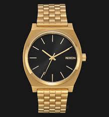 Bagi anda yang ingin membeli jam tangan merk logines berikut daftar harga dari dua ecommerence terpercaya sebagai bahan referensi dan perbandingan. Nixon A0452042 Time Teller Men Black Dial Gold Stainless Steel Strap Jamtangan Com