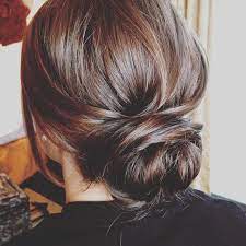Updo Bridehair Bridalhair Bride Hair Bun Simple Wedding Formal Hair Styles Bride Hairstyles Bun Hairstyles