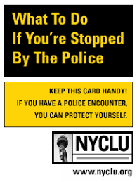 What To Do If You Re Stopped By The Police Pocket Card English Spanish Iphone App Common Law Police American Civil Liberties Union