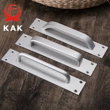 Lowest price of the summer season! Kak Aluminium Alloy Black Door Handles Balcony Bedroom Kitchen Door Pulls Silver White Furniture Handle Door Hardware Door Handles Aliexpress