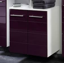 Ihren neuen schrank mit ohne. Badmobel Set Rimini 3 Teilig 75 Cm Breit Hochglanz Aubergine Einrichtung Fur Jeden Geschmack Bei Moebel Guenstig De