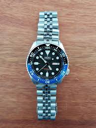 Seiko Skx Batman Blue Saphire Ar Do You Prefer This Over Stock 007 Cant Decides If I Should Sell And Go Back To Seiko Skx Seiko Skx007 Mod Watches For Men