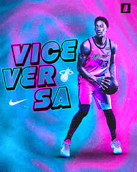 A trip back through time to the miami of 1988. Miami Heat Vice Versa On Behance