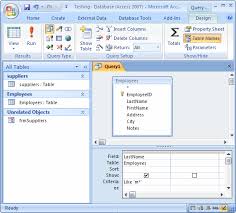 How do you add and criteria in access? Ms Access 2007 Like Condition Using Wildcards