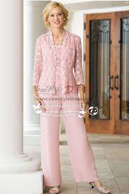 3pc Pink Lace Trousers Set Mother Of The Bride Pant Suits Dresses For Wedding Nmo 254 Mother Of The Bride Suits Wedding Pants Mother Of The Groom Suits