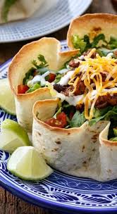 You can create satisfying, nourishing, bowls built around grains, noodles, greens, and broths and find inspiration to customize your own creations. Beef Taco Salad With Homemade Tortilla Bowls Love And Olive Oil Recipe Best Ground Beef Recipes Tortilla Bowls Homemade Tortillas