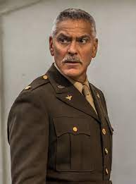 George Clooney S Mustache Makes Its Debut In Catch 22 George Clooney George Mustache