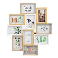 Montemaggi decorazione da parete love portafoto multiplo 3 cornici metallo 24x2.5x60 per 3 foto di 19x15. Cornice Shabby Per 4 Fotografie 10 X 15 Bianco Leroy Merlin