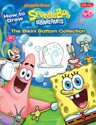 It helps to start with straight lines for the basic form, and then adding the wavy edges, so. How To Draw Spongebob Squarepants The Bikini Bottom Collection Dive In And Learn To Draw Your Favorite Characters Including Spongebob Patrick Star Squidward And More By Walter Foster Creative Team
