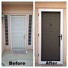 guarda security screen door before after they also have impenetrable window screens must see demonstrat security screen door screen door screen door repair