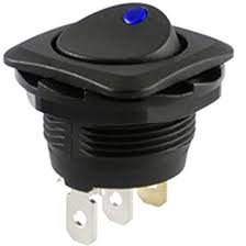 Wiring products is an internet retailer and distributor of automotive electrical parts and supplies. Amazon Com Nte Electronics 54 645 B Round Hole Illuminated Rocker Switch Square Bezel Spst Circuit On None Off Action Nylon Blue Led Actuator 0 187 Quick Connect Terminals 20a 12v Industrial Scientific