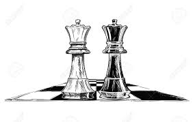 Vector Artistic Pen And Ink Drawing Illustration Of Two Chess Stock Photo Picture And Royalty Free Image Image 105807911 The future board state up top has a white border around it, which means that it is still our turn to move on. vector artistic pen and ink drawing illustration of two chess