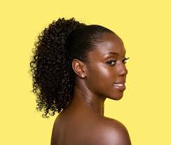 Ponytails are easy to do and are here to stay this year! Kinky Curly Drawstring Ponytail Puffs For Black Hair Kinkycurlyyaki