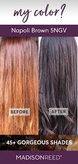 Warm Brown Hair Dye Napoli Brown Madison Reed Permanent Hair Color At Home Hair Color Warm Brown Hair Color Warm Brown Hair