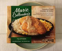 How many calories inmarie callender's beef tips dinner, frozen. Marie Callender S Country Fried Chicken Gravy Review Freezer Meal Frenzy