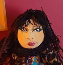 Wee Storm Karen" is getting sent off to her lovely new home tomorrow.  Another fun one to make......and very much took me back to my own young  "Goth/Rocker" days :) I'm in