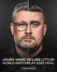 𝗪𝗢𝗥𝗟𝗗 𝗠𝗔𝗧𝗖𝗛𝗣𝗟𝗔𝗬 𝗙𝗜𝗡𝗔𝗟 🏆 After a week of drama in  Blackpool, just two players remain: James Wade and Luke Littler. Can Wade  lift the World Matchplay trophy for the first time since
