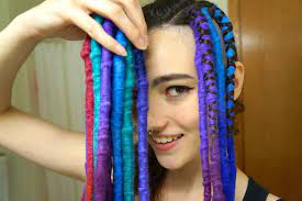 How I Install De Dreads Dread Hair Extensions Short Hair Dreadlocks Boring Hair