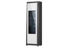 Wohnzimmer vitrine wei alborzkharid hausgestaltung ideen. Derby Hochvitrine Vitrine Wohnzimmer Schrank Hochglanz Weiss Graphit Grau Kaufen Bei Froschkonig24 Gmbh