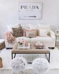 20 Small Apartment Living Room Design And Decor Ideas To Turn Cramped Into Cozy Apartment Decorating Living Apartment Living Room Design Girly Living Room