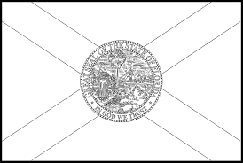 Print this flag of united states coloring page out or color in online with our new coloring machine. Florida Flag Coloring Page State Flag Drawing Flags Web
