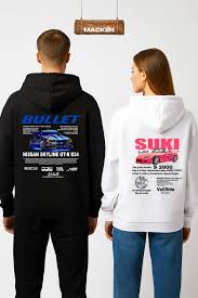 macklin Sevgili Çift Kombin Hızlı ve Öfkeli Bullet Suki Baskılı Özel  Tasarım Kapüşonlu Sweatshirt 2li Takım - Fiyatı, Yorumları