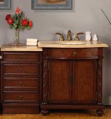 asymmetrical bathroom vanities