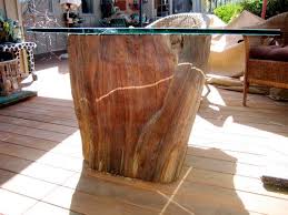 Solid Red Wood Tree Stump Root With Octagon Glass Top Dinning Or Poker Table So Trending Right Now On Etsy 959 63 Wood Tree Glass Top Table Dinning Room