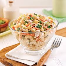 Salade De Macaronis Au Poulet Et Legumes Recette Salade De Macaroni Recettes De Cuisine Et Recette