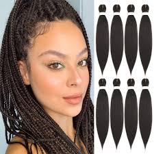 Braiding hair can be used to easily create straight styles without the need for you to use any heat. Pre Stretched Braiding Hair Professional Perm Kinky Straight Synthetic Hair Braids 8pack 30inch 4 Buy Online In Botswana At Botswana Desertcart Com Productid 178837759