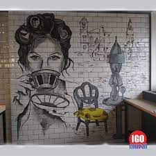  Pin Di Jasa Gambar Mural Cafe