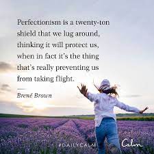 The Happiness Institute Perfectionism Is A Twenty Ton Shield We Lug Around Thinking It Will Protect Us When In Fact It S The Thing That S Really Preventing Us From Taking Flight Wow Incredible