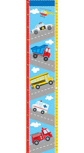 Wallpops Transportation Growth Chart Decal 16 In X 19 5 In