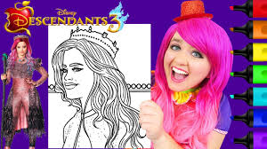 Search through 623,989 free printable colorings at getcolorings. Coloring Evie Descendants 3 Disney Coloring Page Prismacolor Markers Kimmi The Clown Youtube