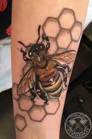 Image Result For Honeycomb Tattoo Bee Honeycomb Tattoo Bee Tattoo Honey Bee Tattoo