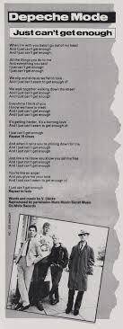 Depeche Mode Speak And Spell 1981 Song Lyrics By Album