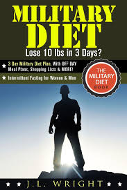 The military diet entails restricting your calorie consumption between 800 and 1, 100 for 3 or 4 days. Military Diet Lose 10 Lbs In 3 Days 3 Day Military Diet Plan With Off Day Meal Plans Shopping Lists More E Kirjana Kirjoittanut J L Wright 9781516332946 Rakuten Kobo Suomi