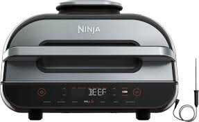 Ninja Ninja Foodi Smart Xl 6 In 1 Indoor Grill With 4 Qt Air Fryer Roast Bake Broil Dehydrate Black Fg551 Best Buy In 2020 Indoor Grill Best Electric Smoker Air Fryer